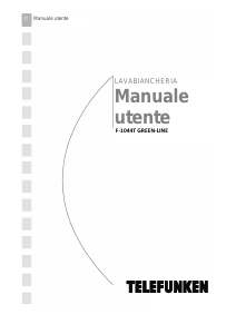 Manuale Telefunken F-1044T GREEN-LINE Lavatrice