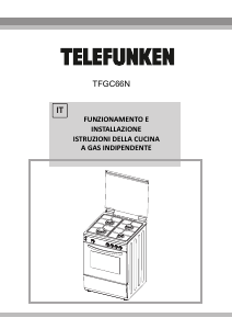 Manuale Telefunken TFGC66N Cucina