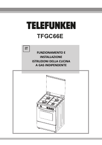 Manuale Telefunken TFGC66E Cucina