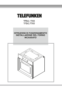 Manuale Telefunken TFBO.77X5 Forno