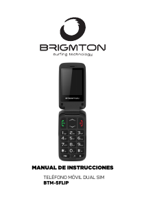 Manual de uso Brigmton BTM-5FLIP Teléfono móvil