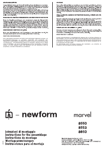 Manuale Newform 8553 Marvel Rubinetto
