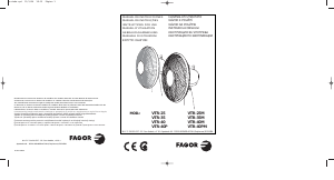 Manuale Fagor VTR-40 Ventilatore