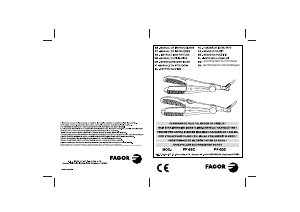 Manual Fagor PP-25C Hair Straightener