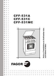 Mode d’emploi Fagor CFF-531C Cuisinière