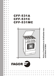 Mode d’emploi Fagor CFF-531A Cuisinière