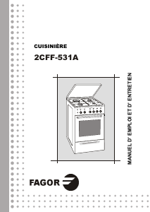 Mode d’emploi Fagor 2CFF-531A Cuisinière