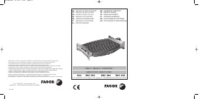 Manual de uso Fagor BBC-845 Parrilla de mesa