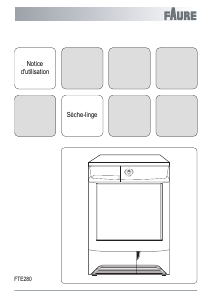 Mode d’emploi Faure FTE280 Sèche-linge