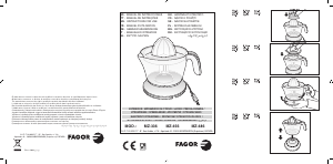 Manual Fagor MZ-456 Citrus Juicer