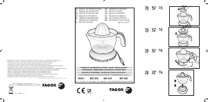 Manual de uso Fagor MZ-486 Exprimidor de cítricos