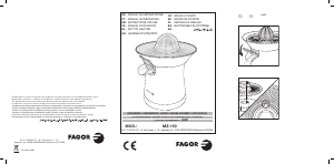 Manual Fagor MZ-150 Citrus Juicer