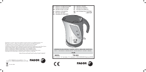 Manual de uso Fagor TK-600 Hervidor