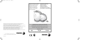 Manual de uso Fagor TK-180 Hervidor