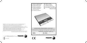 Návod Fagor BC-350X Kuchynská váha