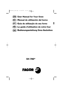 Manual Fagor 5H-780X Forno