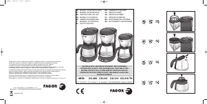 Mode d’emploi Fagor CG-412 Cafetière