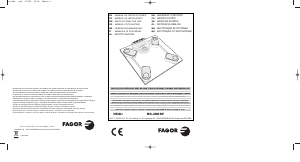 Mode d’emploi Fagor BB-200BF Pèse-personne