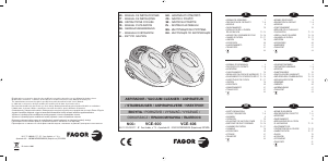 Manual de uso Fagor VCE-606 Aspirador