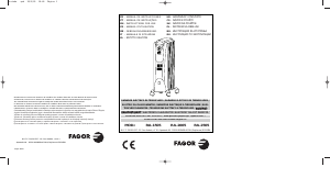 Manual de uso Fagor RA-2505 Calefactor