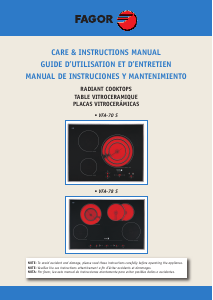 Mode d’emploi Fagor VFA-70 S Table de cuisson