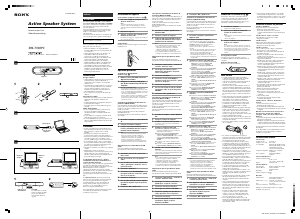 Manuale Sony SRS-T100PC Altoparlante