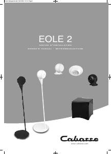 Manual Cabasse EOLE 2 Home Theater System