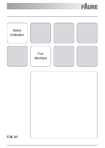 Mode d’emploi Faure FOB341N Four