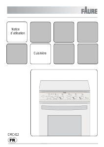 Mode d’emploi Faure CMC412W Cuisinière