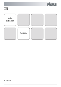 Mode d’emploi Faure FCM6601MXP Cuisinière