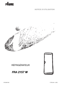 Mode d’emploi Faure FRA2157AW Réfrigérateur