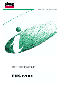 Mode d’emploi Faure FUS6141 Réfrigérateur