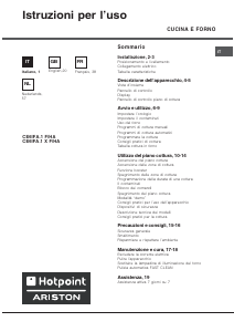 Manuale Hotpoint CE6IFA.1 X F/HA Cucina