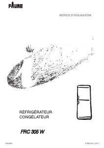 Mode d’emploi Faure FRC305W Réfrigérateur combiné