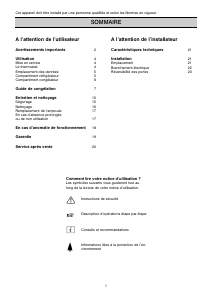 Mode d’emploi Faure FRC3347AW Réfrigérateur combiné