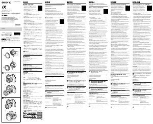 Manual de uso Sony LA-EA5 Adaptador de lente