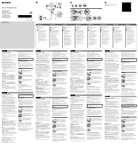 Manual Sony MDR-XB50AP Auscultador