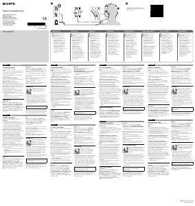 Manual Sony MDR-XB450AP Căşti