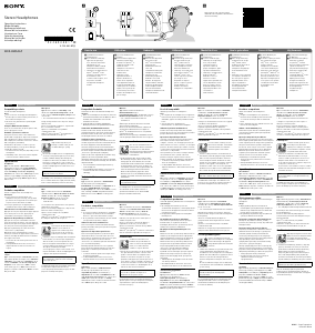 Manual Sony MDR-XB950AP Auscultador