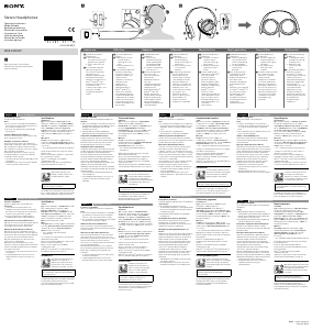 Manual Sony MDR-ZX310AP Auscultador