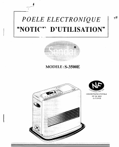 Mode d’emploi Sendai S-3500E Chauffage