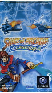 Mode d’emploi Nintendo GameCube Skies of Arcadia - Legends