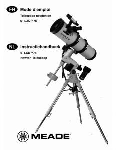 Mode d’emploi Meade LXD 75 Télescope