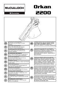 Mode d’emploi McCulloch Orkan 2200 Souffleur