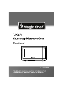 Manual Magic Chef HMM1110ST Microwave