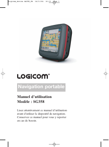 Mode d’emploi Logicom SG358 Système de navigation