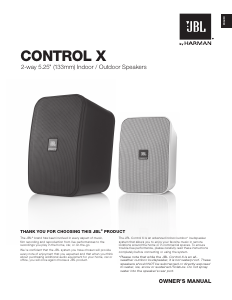 Panduan JBL Control X Speaker
