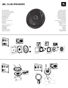 Kullanım kılavuzu JBL Club 5020 Oto hoparlörü