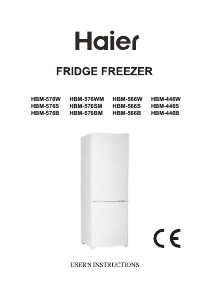 Manuale Haier HBM-566B Frigorifero-congelatore