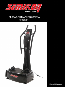 Manual de uso Semikon TE5822H Plataforma vibratoria